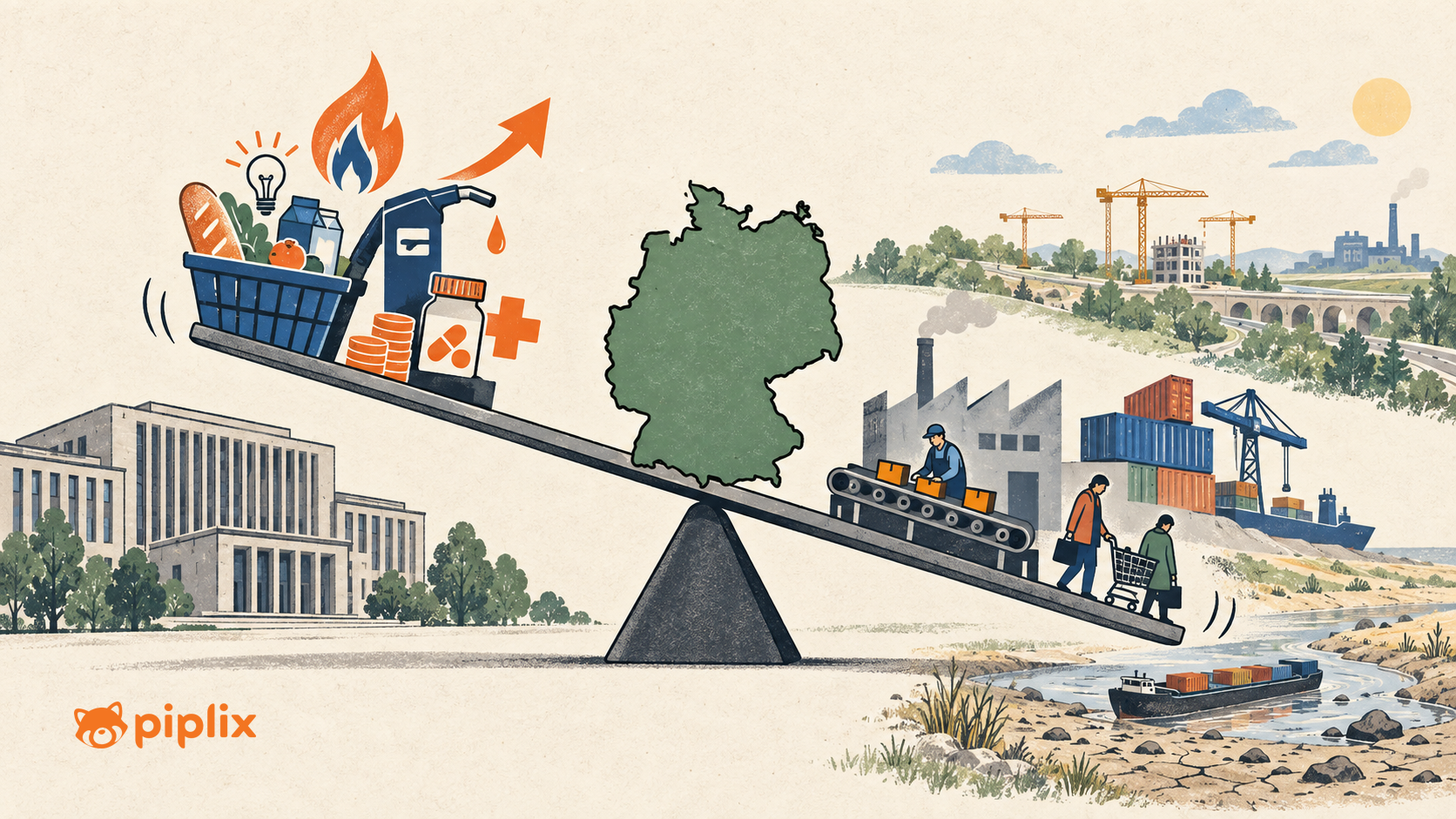 Bundesbank Sees German Inflation Staying High as Growth Loses Momentum