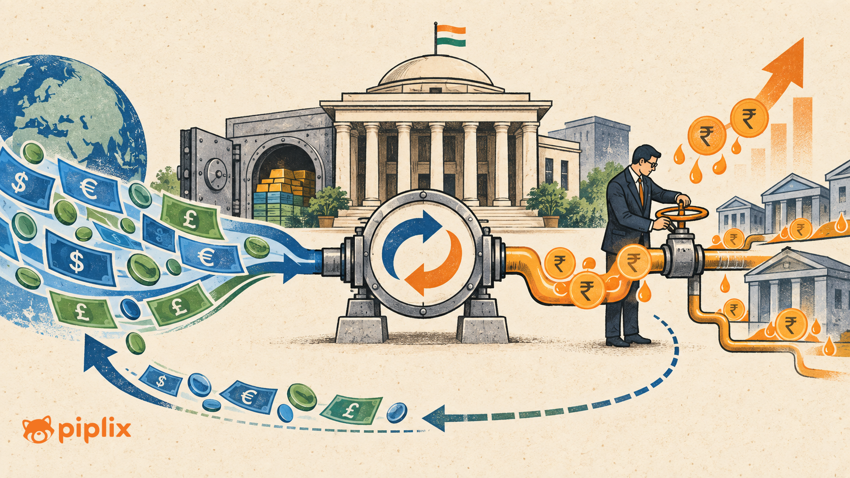 India's RBI Attracts $143.6 Billion Through Concessional FX Swaps