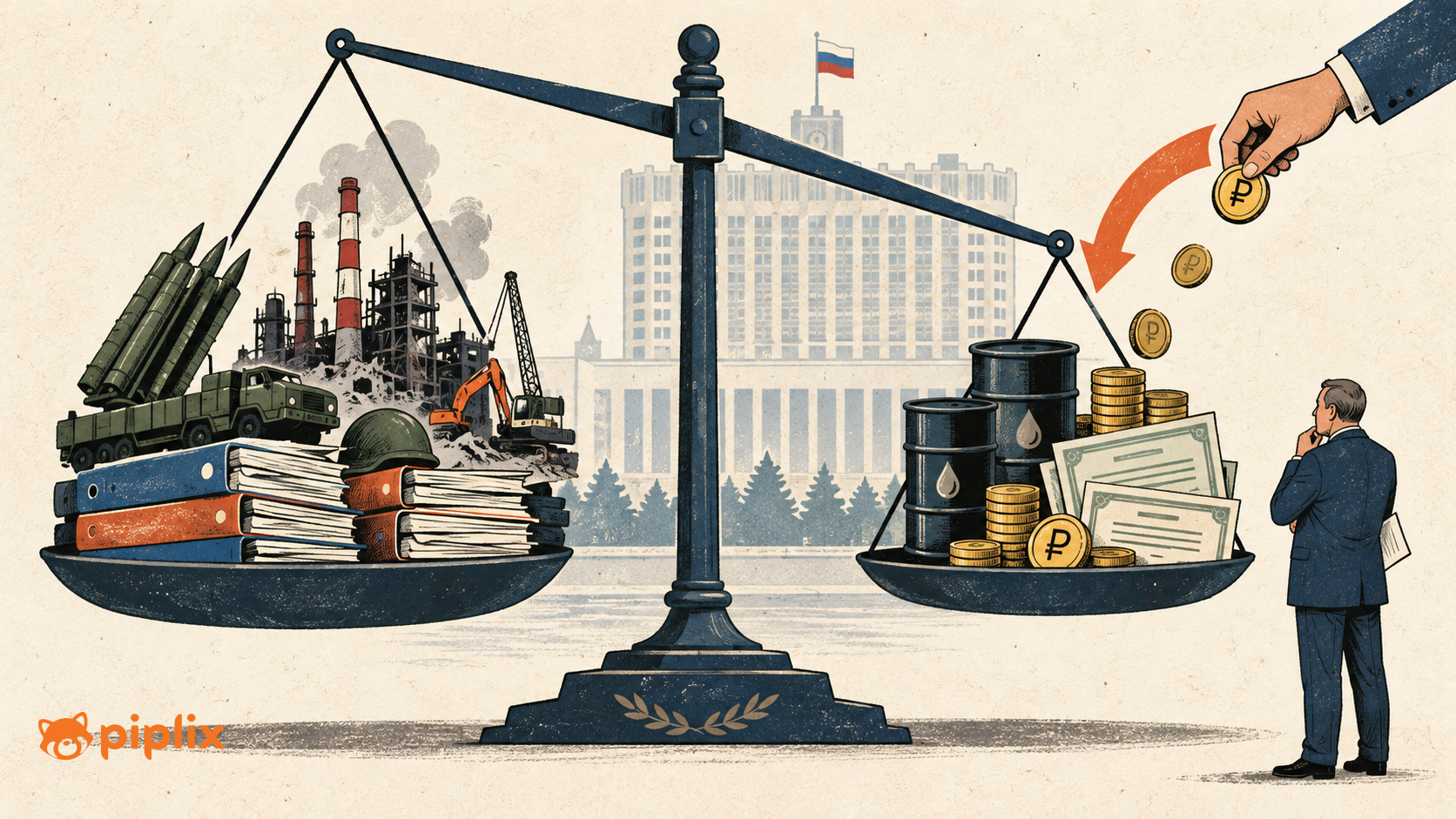 Russia Sees 2026 Budget Deficit at 3% of GDP as War Costs Rise