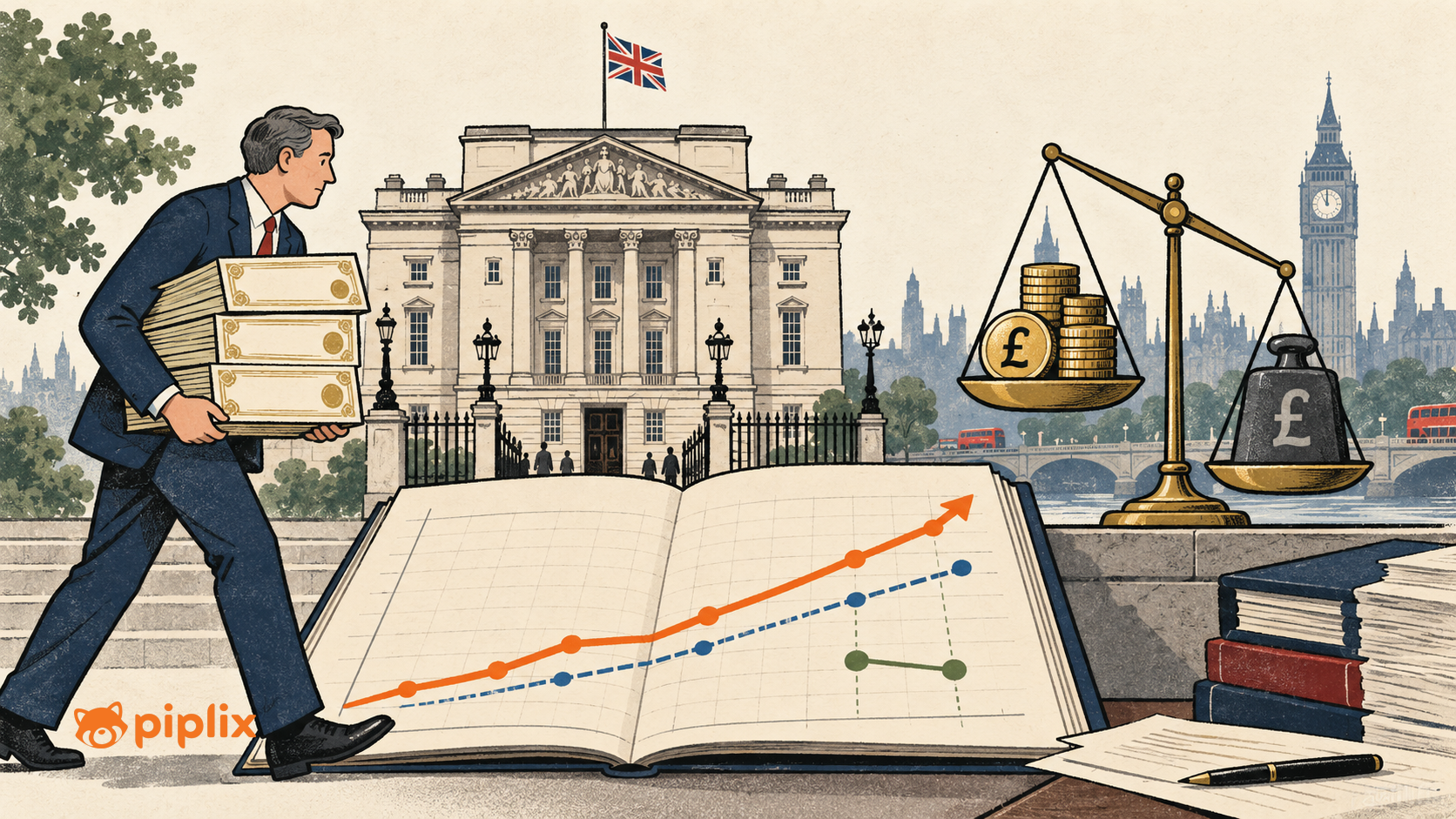 UK Borrowing Hits £18.3 Billion in August, Overshooting Budget Forecast