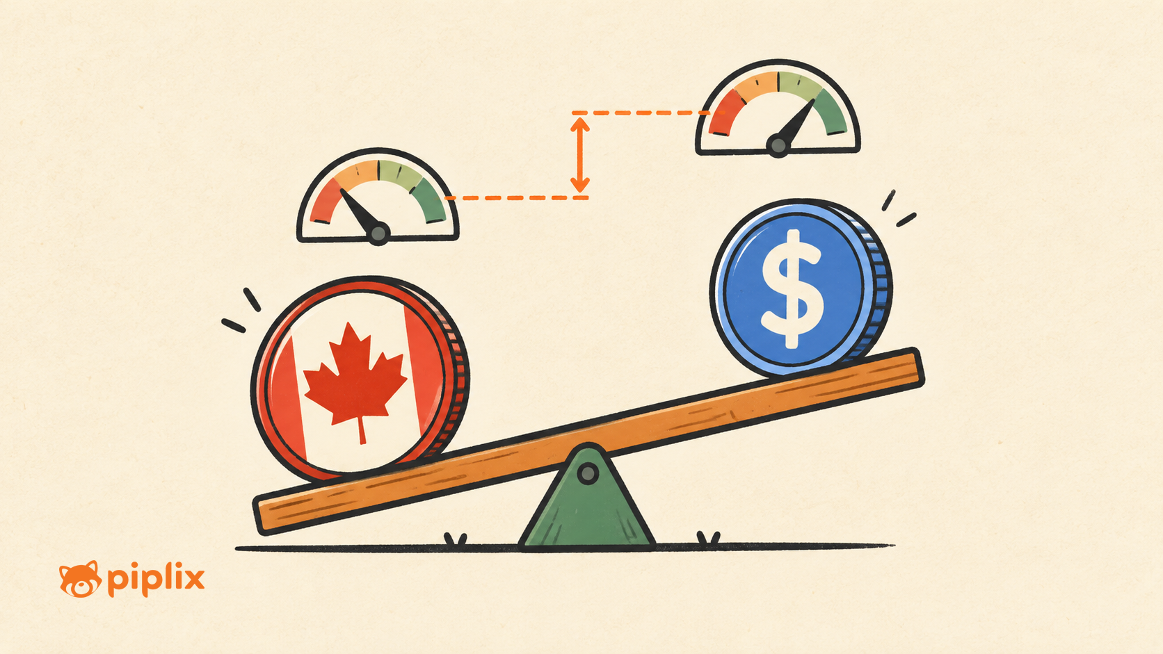 Canadian Dollar Hits Nearly Seven-Week Low as U.S.-Canada Yield Gap Widens
